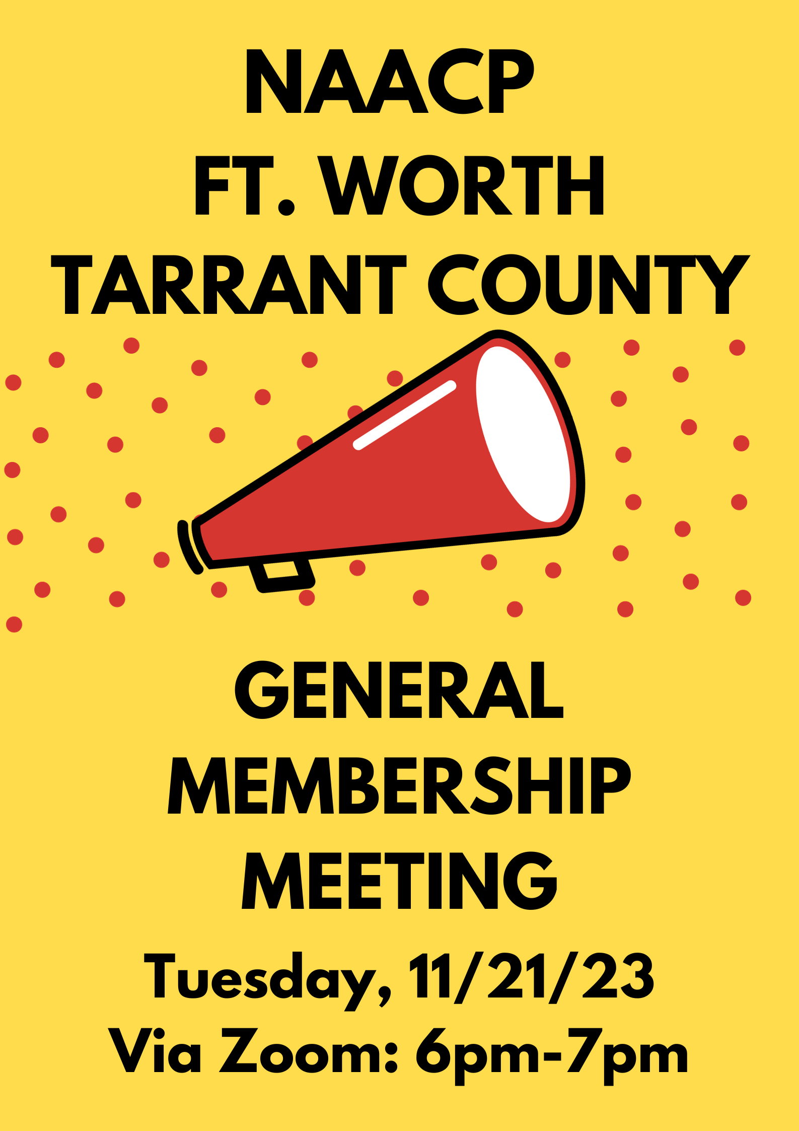 Branch General Membership Meetings 2023
